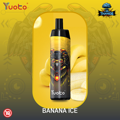 کویل 5% نیکوتین Yuoto Thanos 5000 Puffs Pen Pen Hookah 14ML 650mAh توری با نوع C