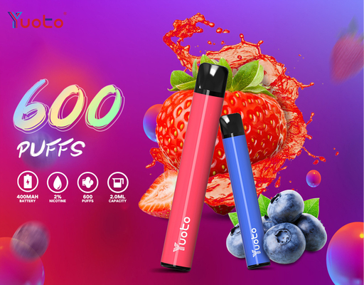 قابل تعویض 5 رنگ Tpd Vape Pod , Live 600 Puffs Cartridge Mod
