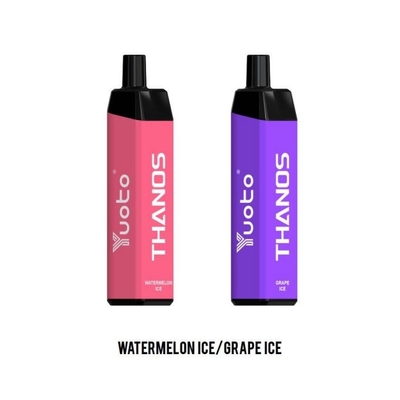 آبمیوه یکبار مصرف Yuoto thanos Vape 5000 Puffs msds بخارساز یکبار مصرف یخ انگور