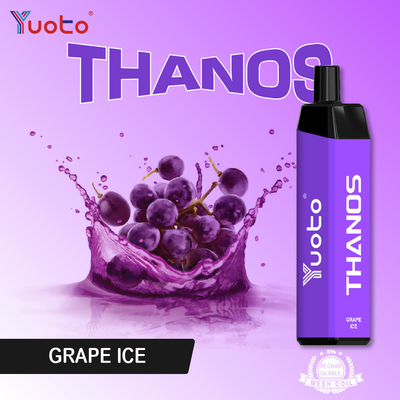 آبمیوه یکبار مصرف Yuoto thanos Vape 5000 Puffs msds بخارساز یکبار مصرف یخ انگور