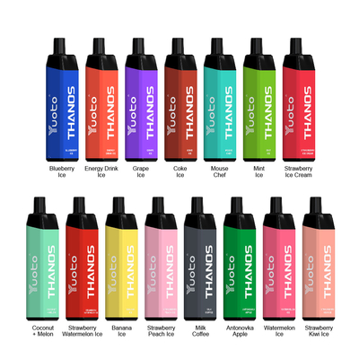 5000 Puffs 14ml RoHs ویپ یکبار مصرف باتری 650mAh ODM OEM 18 طعم مخلوط