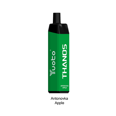 yuoto oem ویپ یکبار مصرف thanos 5000 Puffs msds بخارساز یکبار مصرف تایید شده Antonovka apple