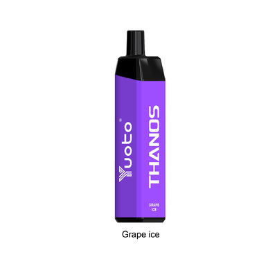 آبمیوه یکبار مصرف Yuoto thanos Vape 5000 Puffs msds بخارساز یکبار مصرف یخ انگور