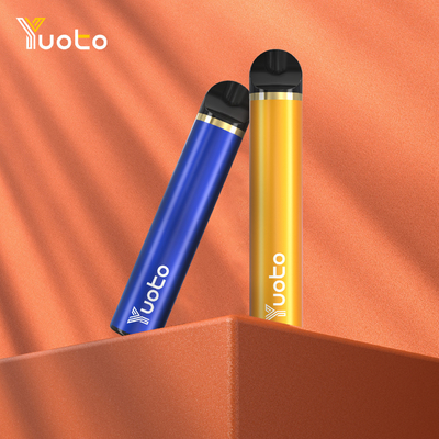100% اصل 1500 Puffs Yuoto Electronic Cigarettes 900mAh 5ml یکبار مصرف پیش پر شده کارخانه عمده فروشی E Cig Vaporizer 2