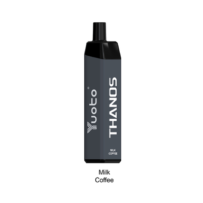 تبخیر کننده یکبارمصرف قهوه شیر Yuoto ریلکسی Thanos Vape 5000 Puffs msds