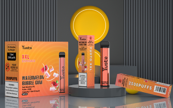 Pctg 2500 Puffs Pod یکبار مصرف , Yuoto XXL Vape Pen یکبار مصرف بدون نمایشگر