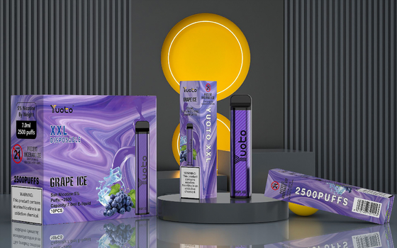 قلیان الکترونیکی قلیان قلیان یکبار مصرف یکبار مصرف قلم ویپ یوتو XXL 2500puffs