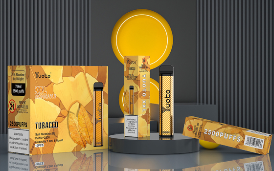 قلیان الکترونیکی قلیان قلیان یکبار مصرف یکبار مصرف قلم ویپ یوتو XXL 2500puffs