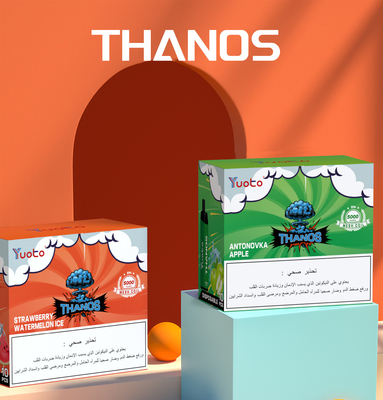 سیگار Pctg Yuoto Thanos E , 5000 Paffs 14ml یکبار مصرف ویپ 19 طعم
