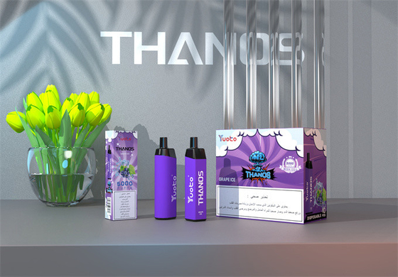 نوع C شارژی Yuoto Thanos 5000 Puffs Vape یکبار مصرف 14ml E مایع 650mAh