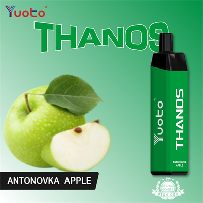 نوع C شارژی Yuoto Thanos 5000 Puffs Vape یکبار مصرف 14ml E مایع 650mAh