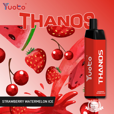 دستگاه غلاف یکبار مصرف OEM ODM 5000 Puffs Yuoto Thanos 14ml مایع مش کویل شارژ ویپ قلیان قلیان