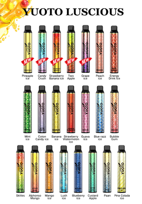 قیمت ارزان Yuoto Luscious 3000 Puff عمده فروشی یکبار مصرف قلم ویپ از پیش پر شده 8 میلی لیتری Eliquid با ظرفیت 1350 میلی آمپر ساعت
