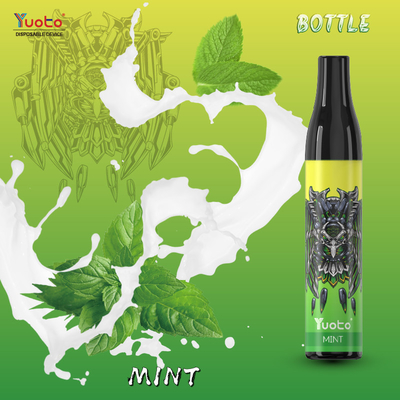 بخارساز یکبار مصرف YUOTO Bottle 600 Puffs POD Mint 20mg 2% Nicotine Mesh Coil TPD