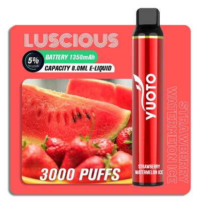 OEM ODM Fruit Flavor Puff Bar Vape Pen, 8ml 3000 Puff Yuoto Luscious Vape Vape