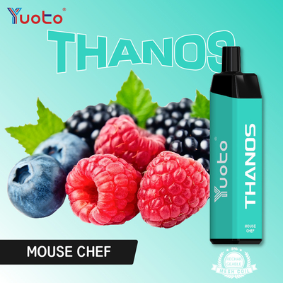 0% 2% 5% نمک نیکل 5000 پاف Yuoto Thanos یکبار مصرف کیت غلاف سیستم 50 میلی لیتر E مایع