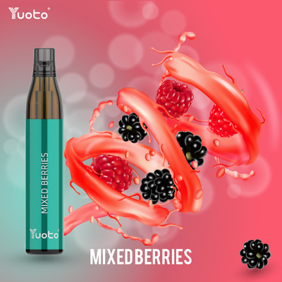 قلم های یکبار مصرف Yuoto Bottlemax فله 600 پاف مخلوط توت نیکوتین کم 2% TPD