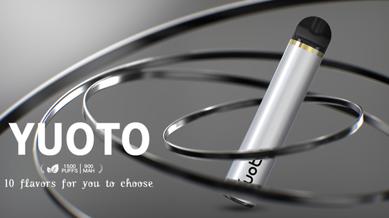 16 Flavors 1500 Puffs Vape 5.0ml Pre Fill E Juice Pre Charge نام تجاری Yuoto