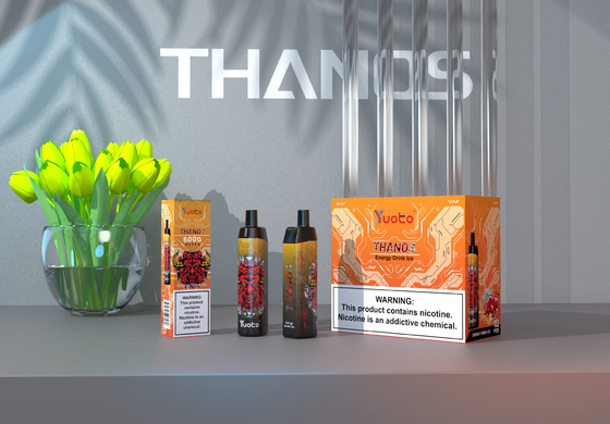 ویپ پاد E سیگار یکبار مصرف یووتو 5000 پف 14 میلی لیتری Salt Nic Juice Mesh Coil Vaporizer