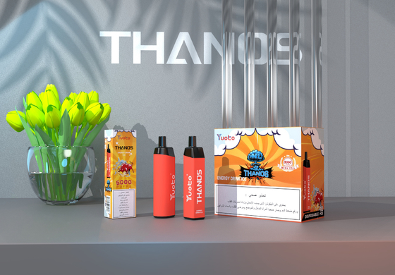 ویپ یکبار مصرف 5000 پاف بدون نیکوتین , کویل توری شارژ مجدد Yuoto E Cigarette