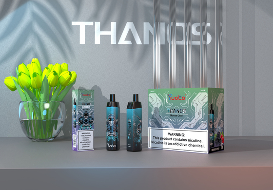 Yuoto China اصل 5000 Puffs E سیگار شارژی Thanos یکبار مصرف