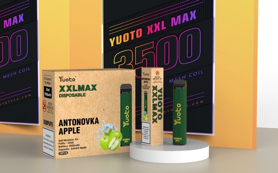 کویل مش کارتریج Yuoto XXL Max 0% 2% 5% Nic یکبار مصرف سیگار الکترونیکی از پیش پر شده