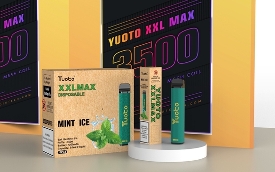 Fruit Flavor Yuoto XXL Max 3500 Puffs Bar 9ml E Liquid Vape Pen 20mg Nic