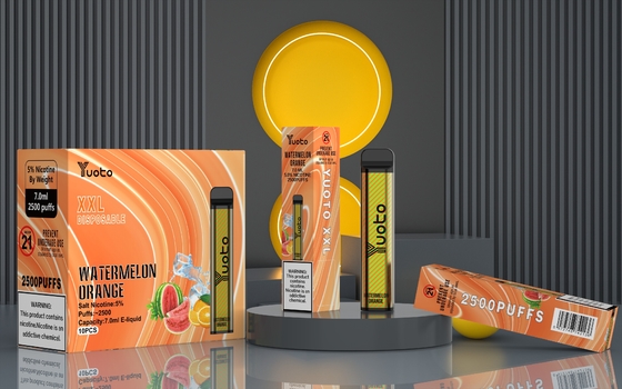 E Liquid Capacity 7ml دستگاه یکبار مصرف Yuoto Vape XXL 2500 Puffs
