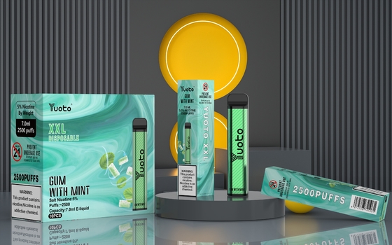 E Liquid Capacity 7ml دستگاه یکبار مصرف Yuoto Vape XXL 2500 Puffs