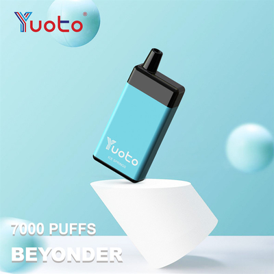 Beyonder 7000 Puffs YUOTO Vape Pod یکبار مصرف باتری 650 میلی آمپر ساعتی