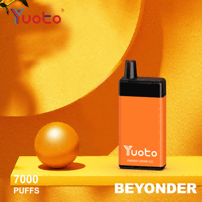 7000 Puffs Yuoto Beyonder Vape یکبار مصرف شارژی 650 MAH