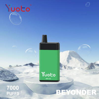 7000 Puffs Yuoto Beyonder Vape یکبار مصرف شارژی 650 MAH