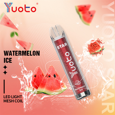 سیگار الکترونیکی 16 رنگ Yuoto Vape Star 1000mAh 3.2V باتری