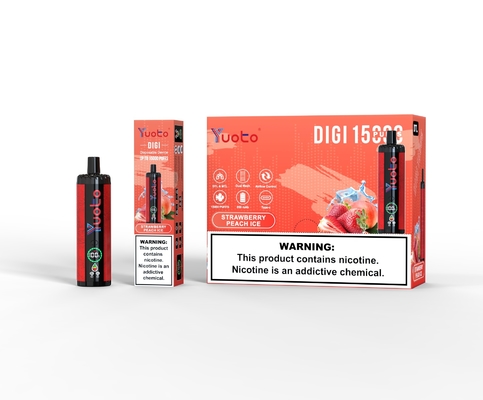 Yuoto DIGI 15000 پاف های دو لایه ای دو لایه ای دوامدار یکبار مصرف