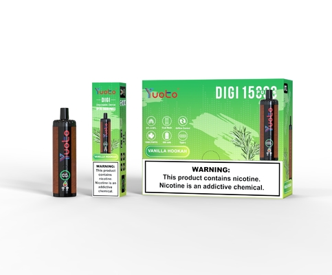 یوتو DIGI 15000 پف Daul Mesh Coil Vape 20 میلی لیتر یکبار مصرف