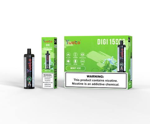 یوتو DIGI 15000 پف Daul Mesh Coil Vape 20 میلی لیتر یکبار مصرف