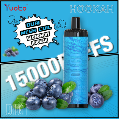 YUOTO تولید کننده DIGI 15000 Puffs Daul Mesh Coil Vape جریان هوا تنظیم شده MTL و DTL