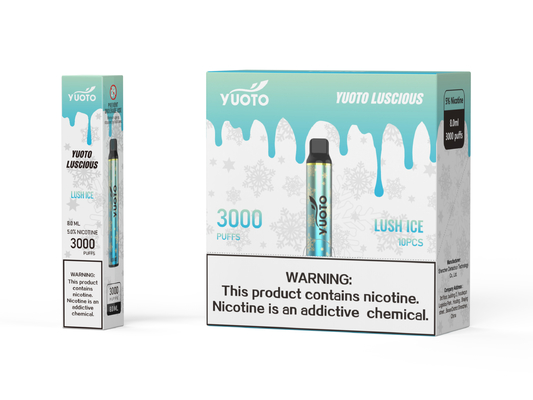 Yuoto خوش طعم 22 E Cigs طعم دار بدون دکمه، استفاده آسان با باتری 1350 میلی آمپر ساعتی