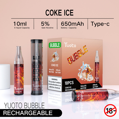دستگاه های سیستم 15 Flavors Pod 2300 Paffs طراحی استوانه ای با الگوی بافت
