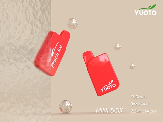 گواهینامه EMC ROHS 15 Flavors 700 Puffs Vape 2.3ML E Juice Capacity