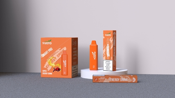 YUOTO SMART PRO 1500puff 2-5%Mg E Cig یکبار مصرف خط مربع با باتری 800mAh
