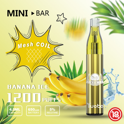 کارتریج قابل تعویض 1200 پاف ویپ با ایجاد طعم عالی