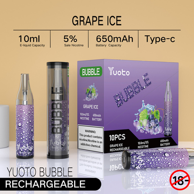 قیمت عمده Yuoto Bubble 4500 Puffs Shining With Light LED Ice هندوانه با کیفیت خوب برای FOB