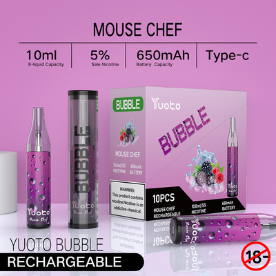 قیمت عمده Yuoto Bubble 4500 Puffs Shining With Light LED Ice هندوانه با کیفیت خوب برای FOB