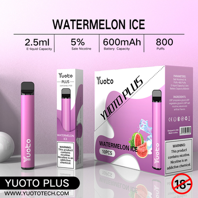 Yuoto Plus 800 Puffs E Cigarette 32 گرمی 11 تمشک توت فرنگی با طعم مخلوط