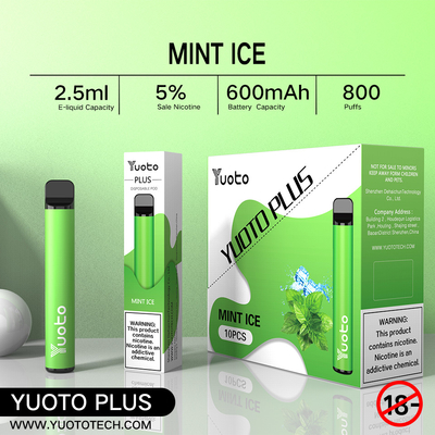 Yuoto Plus 800 Puffs E Cigarette 32 گرمی 11 تمشک توت فرنگی با طعم مخلوط