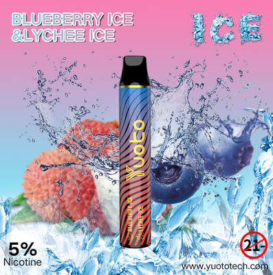 بدون نشتی 3000 Puffs Vape Pod یکبار مصرف با باتری بزرگ 1650mAh