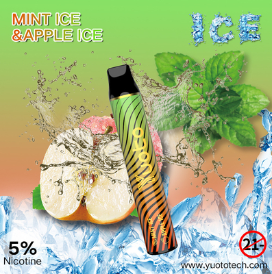 بدون نشتی 3000 Puffs Vape Pod یکبار مصرف با باتری بزرگ 1650mAh