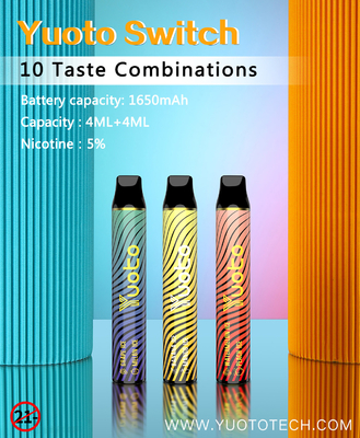 بدون نشتی 3000 Puffs Vape Pod یکبار مصرف با باتری بزرگ 1650mAh