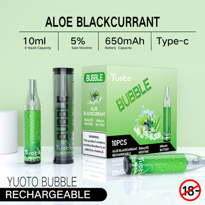 نوع c قابل شارژ Vape 4500 Puffs یکبار مصرف 5% قدرت نیکوتین